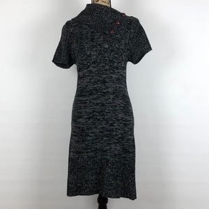 City Triangles Knitted Charcoal Dress